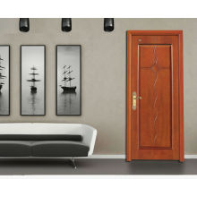 Puerta de madera del dormitorio del MDF Puerta del comedor, puerta simple del diseño, puertas de encargo de la fábrica